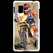 Coque LG Optimus G Rallie Raid en moto