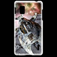 Coque LG Optimus G Vaisseau spatial sur la lune