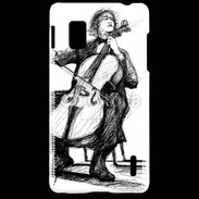 Coque LG Optimus G Violonceliste