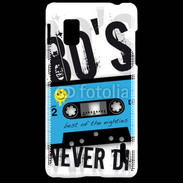 Coque LG Optimus G Cassette audio Années 80