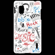 Coque LG Optimus G Eléments de musique en dessin