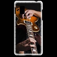 Coque LG Optimus G Guitariste 2
