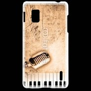 Coque LG Optimus G Dirty music background