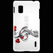 Coque LG Optimus G Love for music 1