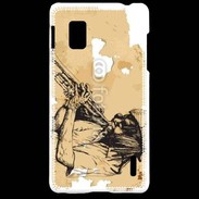 Coque LG Optimus G Illustration trompettiste 