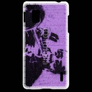 Coque LG Optimus G Trompettiste graffiti