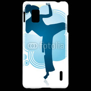 Coque LG Optimus G Karaté féminin