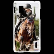 Coque LG Optimus G Jumping Equitation