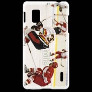 Coque LG Optimus G Joueur de Hockey sur glace