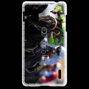 Coque LG Optimus G Course de chevaux