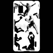 Coque LG Optimus G Silhouette de basketeur