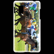 Coque LG Optimus G Course de chevaux 5