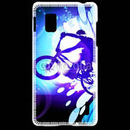 Coque LG Optimus G Illustration BMX bleu
