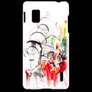 Coque LG Optimus G Illustration de cycliste 2