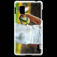 Coque LG Optimus G Rugbyman avec ballon