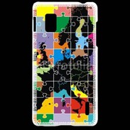 Coque LG Optimus G Puzzle de l'Europe