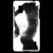 Coque LG Optimus G Lingerie noir et blanc