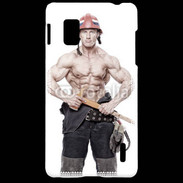 Coque LG Optimus G Pompier sexy