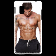 Coque LG Optimus G Brun musclé 1