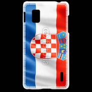 Coque LG Optimus G Drapeau Croatie