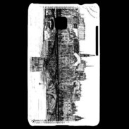 Coque LG Optimus L3 II Pont des arts à Paris en dessin