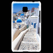 Coque LG Optimus L3 II Village sur l'Île de Santorini en Grêce