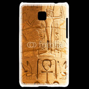 Coque LG Optimus L3 II Hiéroglyphe sur colonne