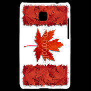 Coque LG Optimus L3 II Canada en feuilles