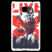 Coque LG Optimus L3 II Tête de mort en concert live