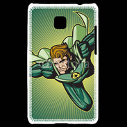 Coque LG Optimus L3 II Recycle Hero (with a cape)