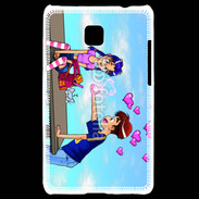 Coque LG Optimus L3 II Garçon romantique