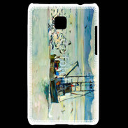 Coque LG Optimus L3 II Peinture bateau de pêche