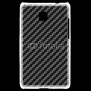 Coque LG Optimus L3 II Fibres de carbone
