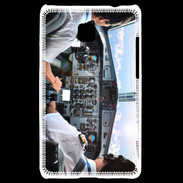 Coque LG Optimus L3 II Cockpit avion de ligne