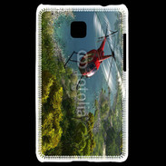 Coque LG Optimus L3 II Hélicoptère R44