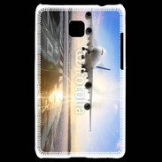Coque LG Optimus L3 II Atterrissage d'un avion de ligne