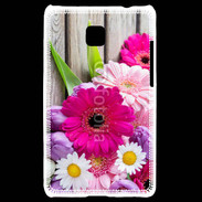 Coque LG Optimus L3 II Bouquet de fleur sur bois