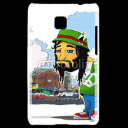 Coque LG Optimus L3 II Rasta caractère