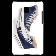 Coque LG Optimus L3 II Paire de converse bleue