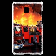 Coque LG Optimus L3 II Intervention des pompiers incendie