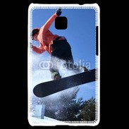 Coque LG Optimus L3 II Saut en Snowboard