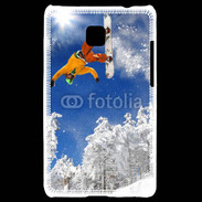 Coque LG Optimus L3 II Skieur free ride 2