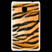 Coque LG Optimus L3 II Peau de tigre