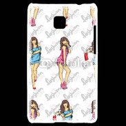 Coque LG Optimus L3 II Illustration fashion girl 2