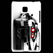 Coque LG Optimus L3 II Voiture de course noire