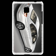 Coque LG Optimus L3 II Sport car blanche