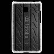 Coque LG Optimus L3 II Effet pneu de voiture