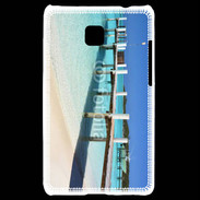 Coque LG Optimus L3 II Ponton de mer des bahamas