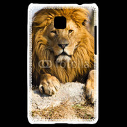 Coque LG Optimus L3 II Tête de lion
