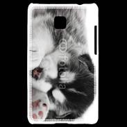 Coque LG Optimus L3 II Chiot Husky